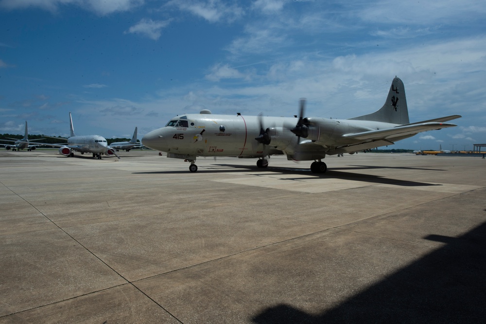 Patrol and Reconnaissance Squadron (VP) 30 P-3C Orion Sundown Ceremony