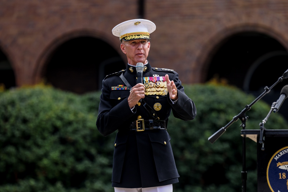 Commandant of the Marine Corps Relinquishment of Office