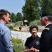 Rep. Mrvan, Debra Shore, EPA Region 5 Director and Col. Paul Culberson, USACE Chicago District Commander attend the Lake George Middle ribbon cutting ceremony