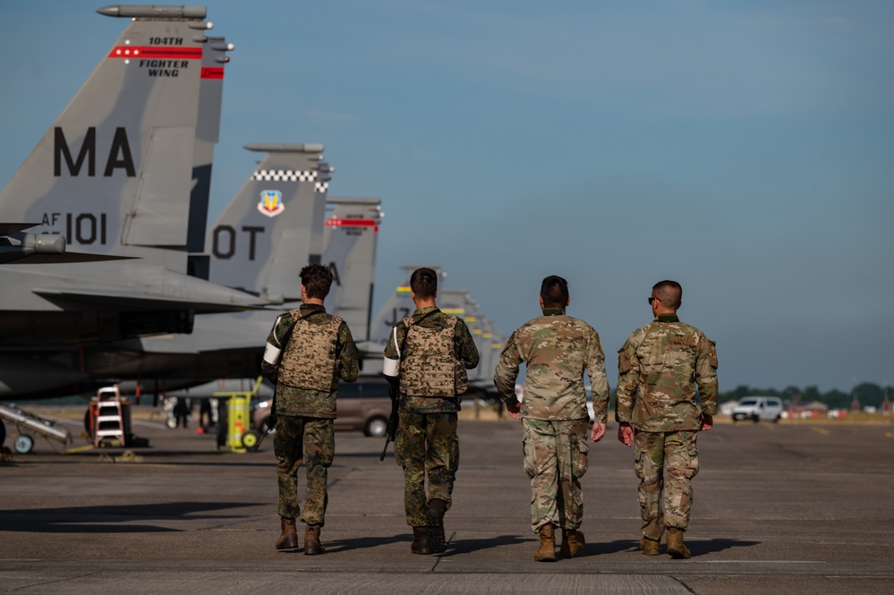 104th Fighter Wing Defenders Support Air Defender 2023