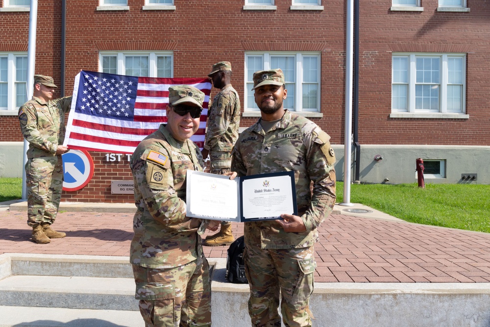 Staff Sgt. Cameron Holbrook Reenlistment