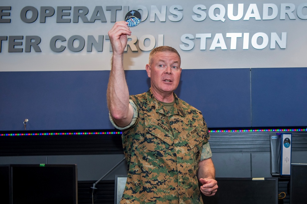 U.S. Space Command Senior Enlisted Leader Visit to The 2nd Space Operations Squadron