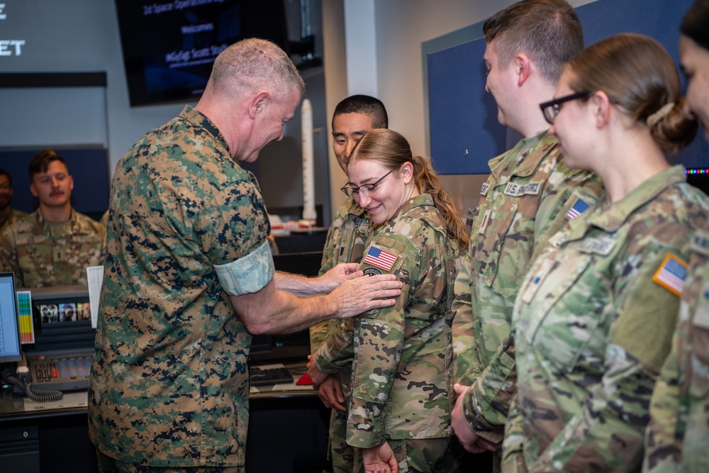 U.S. Space Command Senior Enlisted Leader Visit to the 2nd Space Operations Squadron