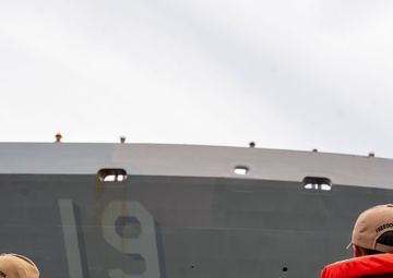 USS Mesa Verde departs on deployment with Bataan ARG