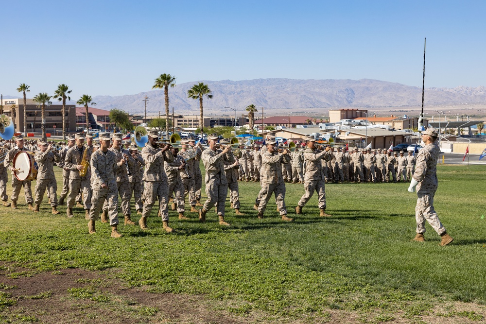 3/4 conducts change of command