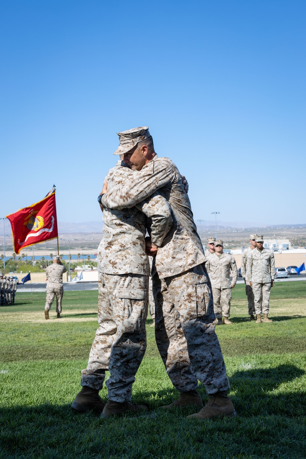 3/4 conducts change of command