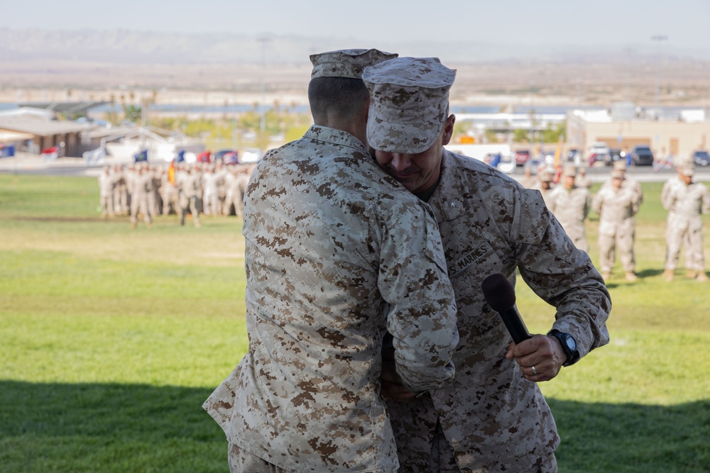 3/4 conducts change of command