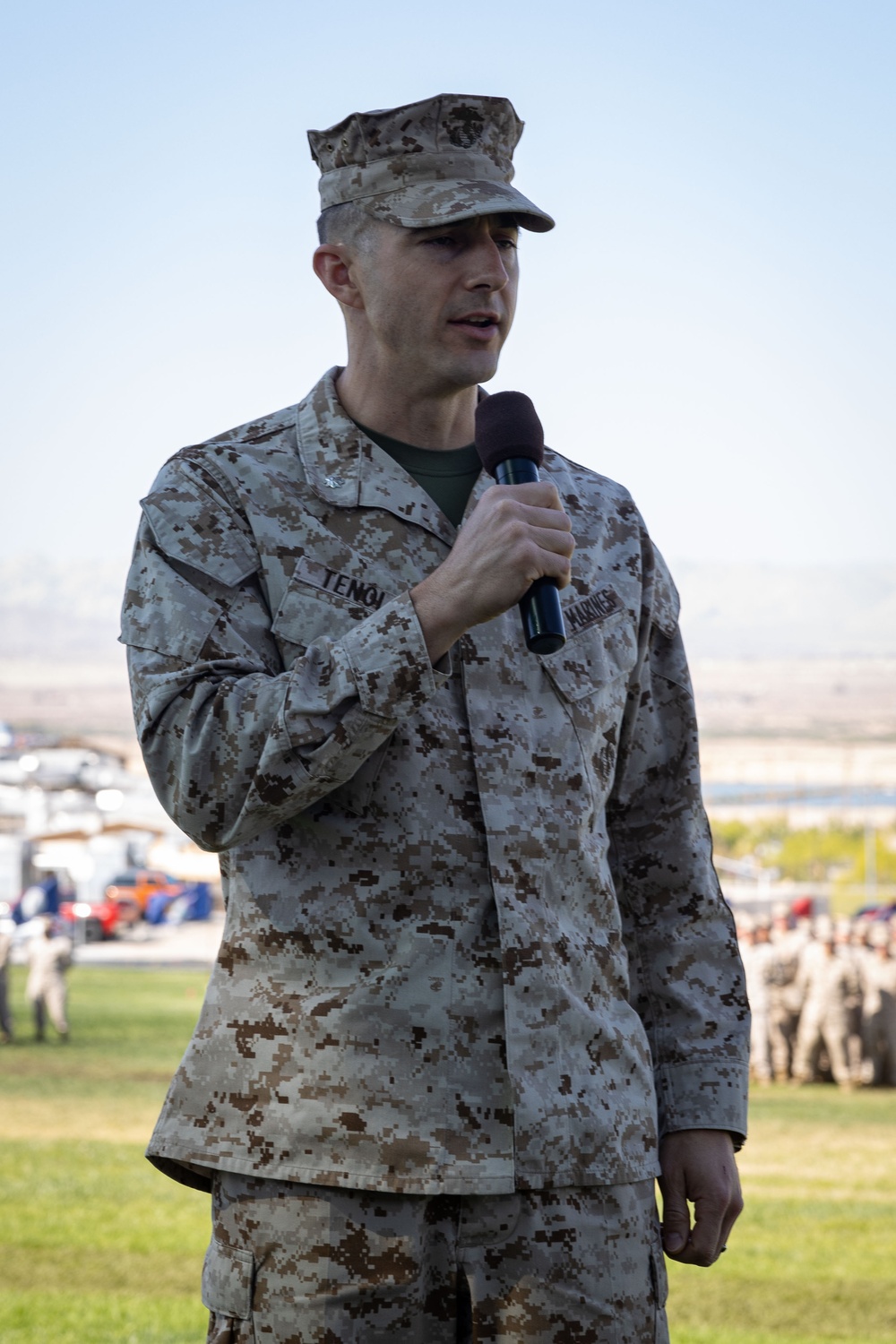 3/4 conducts change of command