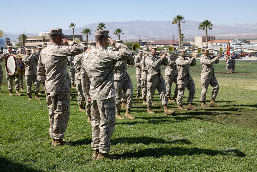 3/4 conducts change of command