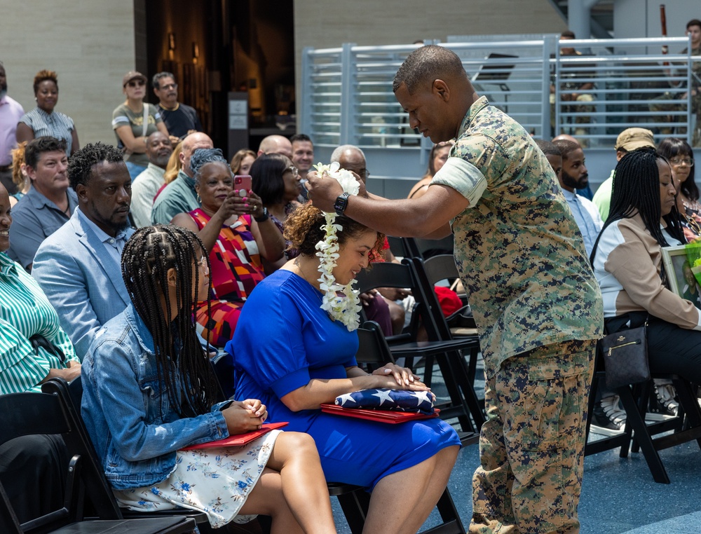 Gunnery Sgt. Johnson retires after 20 honorable years of service