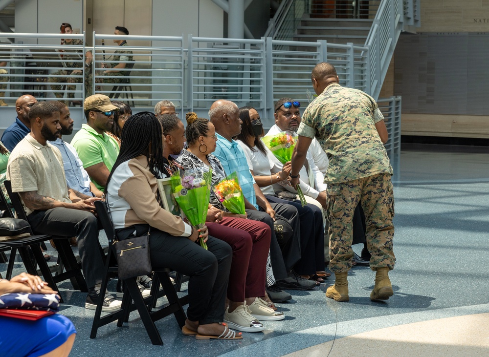 Gunnery Sgt. Johnson retires after 20 honorable years of service