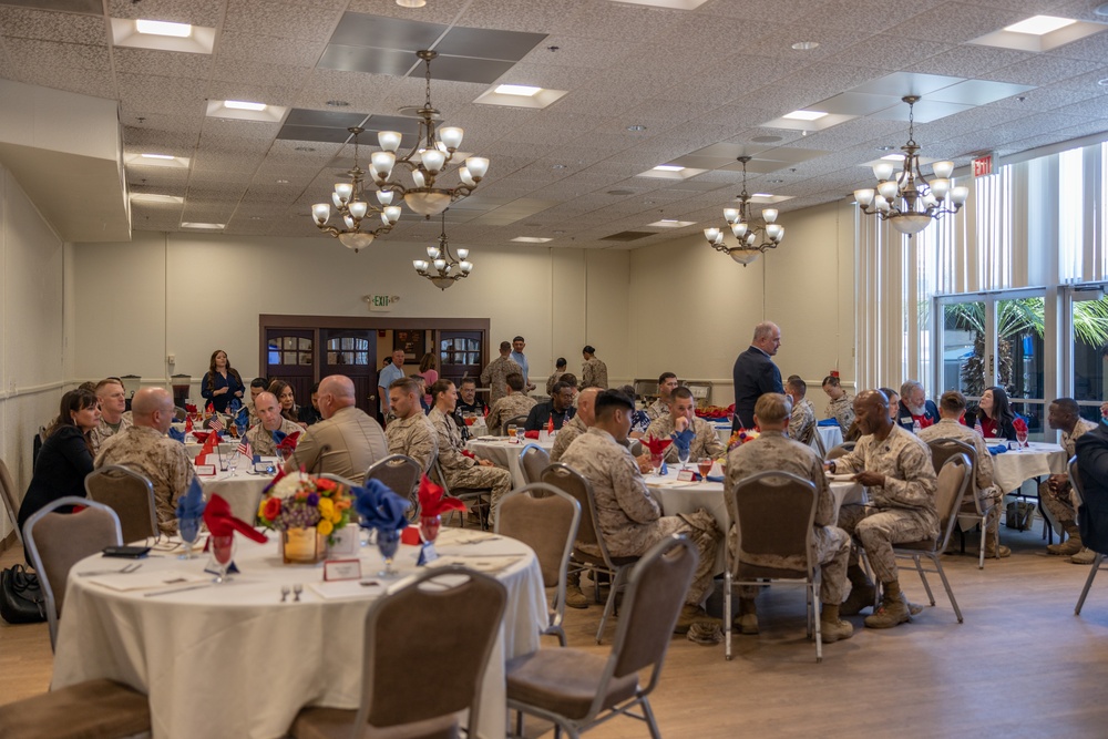 ASYMCA honors MCAGCC Service Members of the Quarter