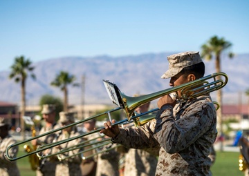 1st Battalion, 7th Marines conduct change of command