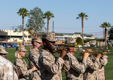 1st Battalion, 7th Marines conduct change of command