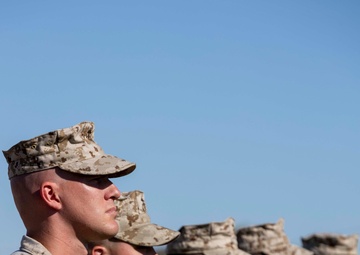1st Battalion, 7th Marines conduct change of command