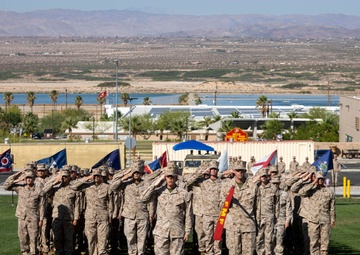 1st Battalion, 7th Marines conduct change of command