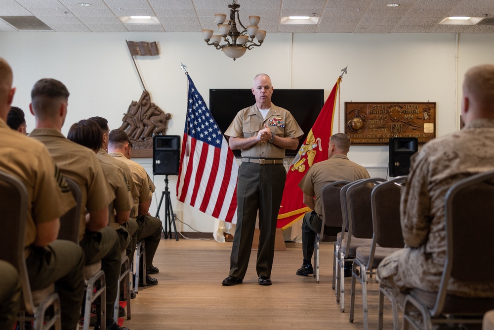 U.S. Marines graduate from the Advanced Expeditionary Logistics Operations Course