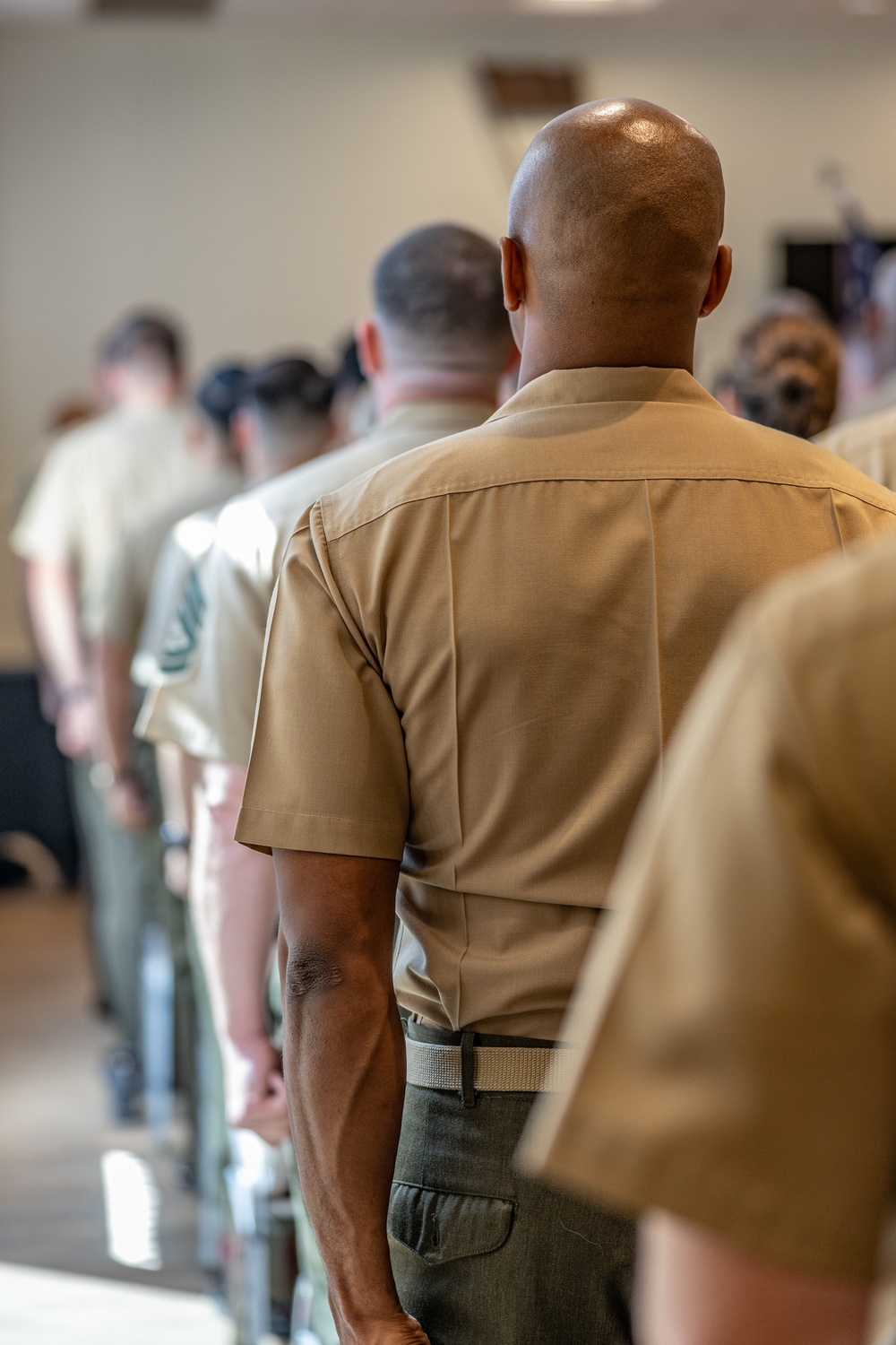 U.S. Marines graduate from the Advanced Expeditionary Logistics Operations Course