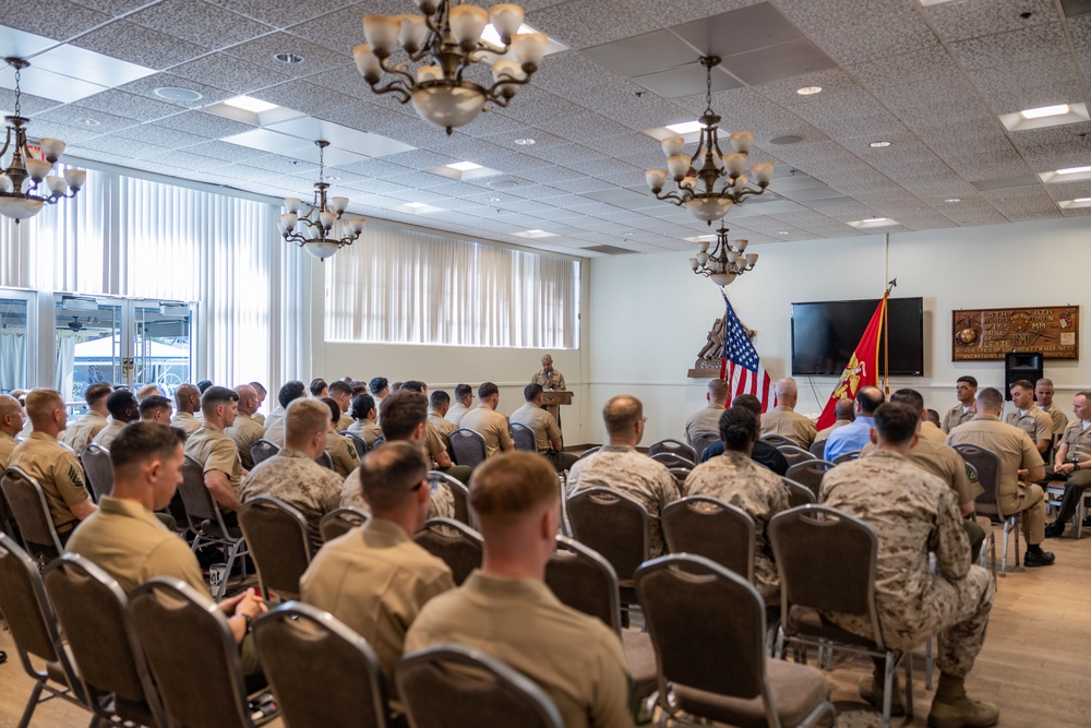 U.S. Marines graduate from the Advanced Expeditionary Logistics Operations Course