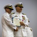 Capt. Grant Wallace relinquishes command to Capt. Daniel Clark
