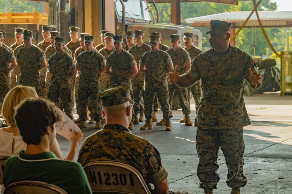 10th Marine Regiment Change of Command Ceremony