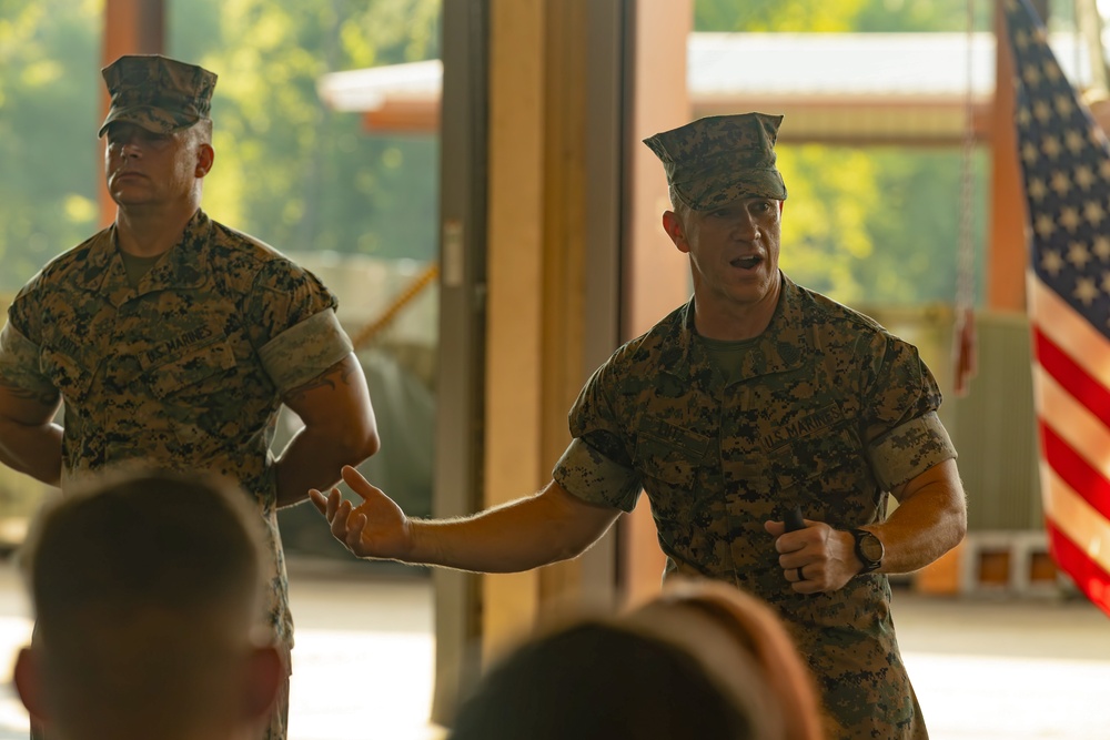 10th Marine Regiment Change of Command Ceremony