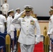 Capt. Grant Wallace relinquishes command to Capt. Daniel Clark
