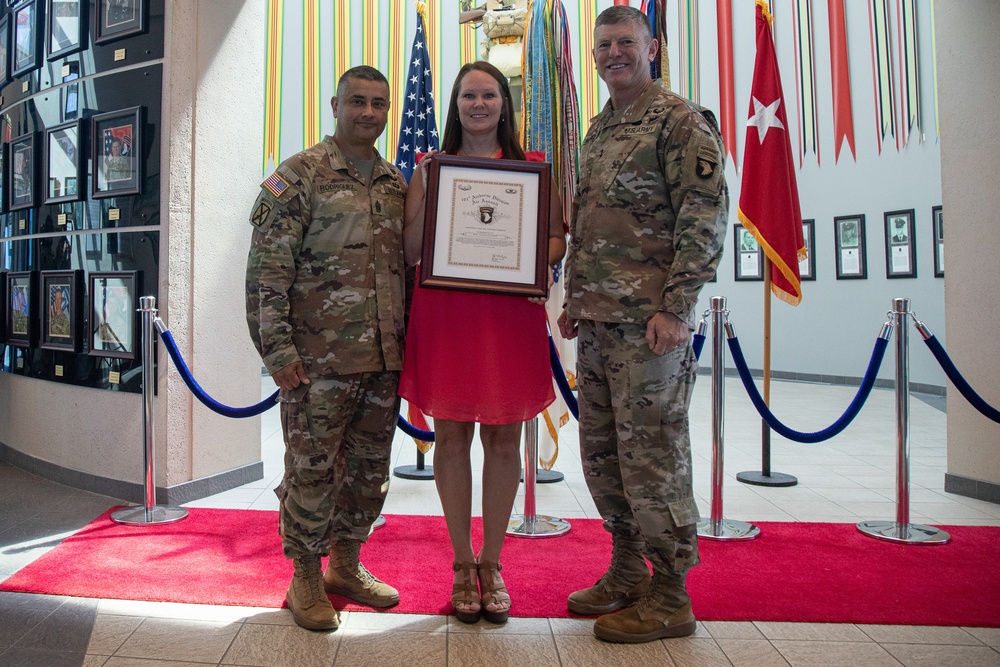 101st Airborne Division Quarterly Awards July 10, 2023