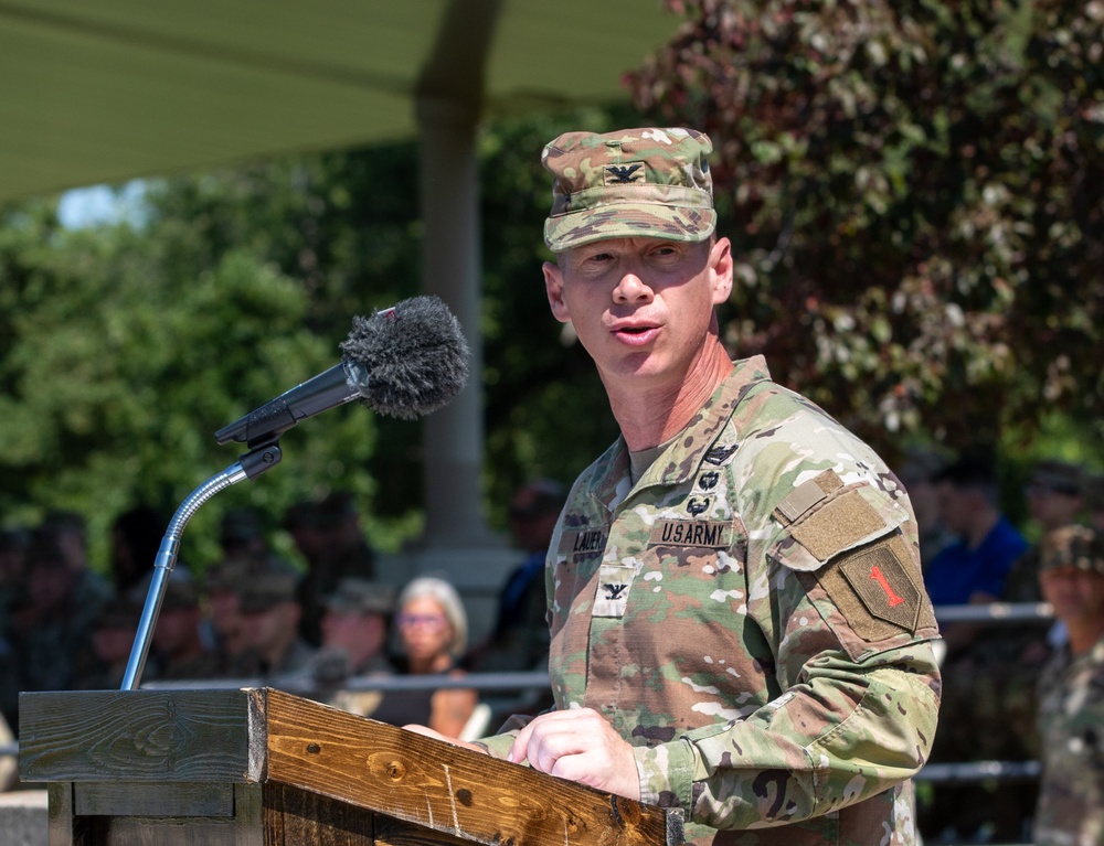 1st Armored Brigade Combat Team Change of Command