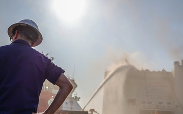 Unified Command responds to fire on the motor vessel Grande Costa D’Avorio at Port Newark