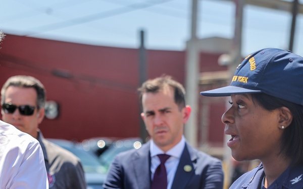 Unified Command responds to fire on the motor vessel Grande Costa D’Avorio at Port Newark