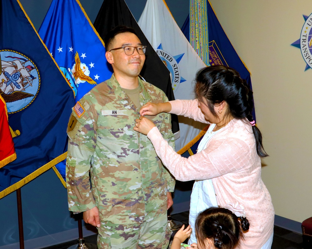 Lt. Col. Samuel H. An promotion ceremony