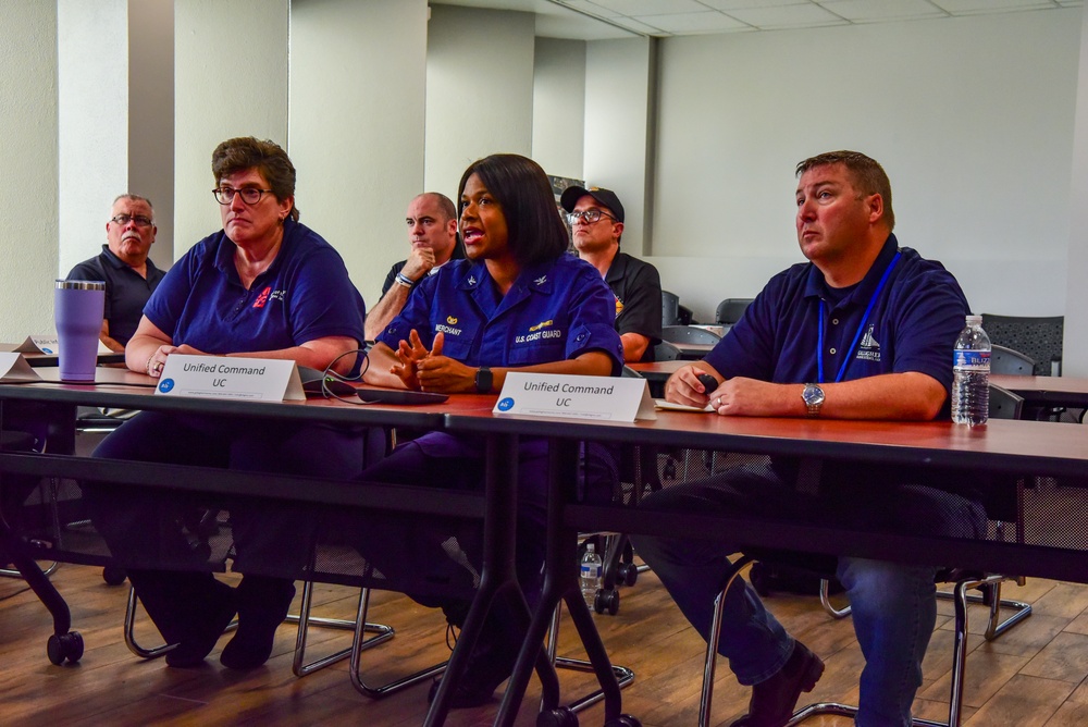 Unified Command provides update to Governor Phil Murphy on the Port Newark vessel fire