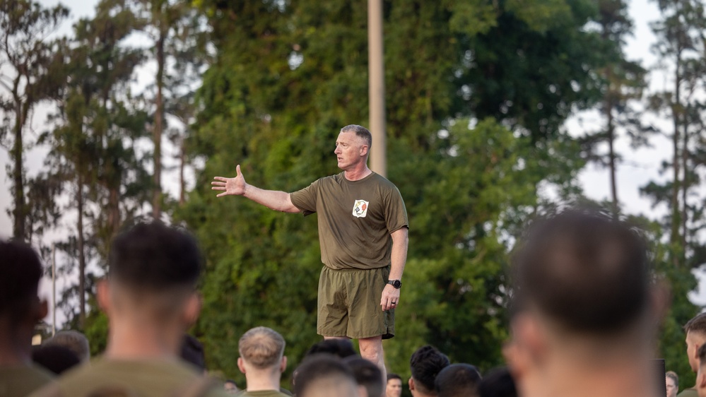 6th Marine Regiment anniversary workout