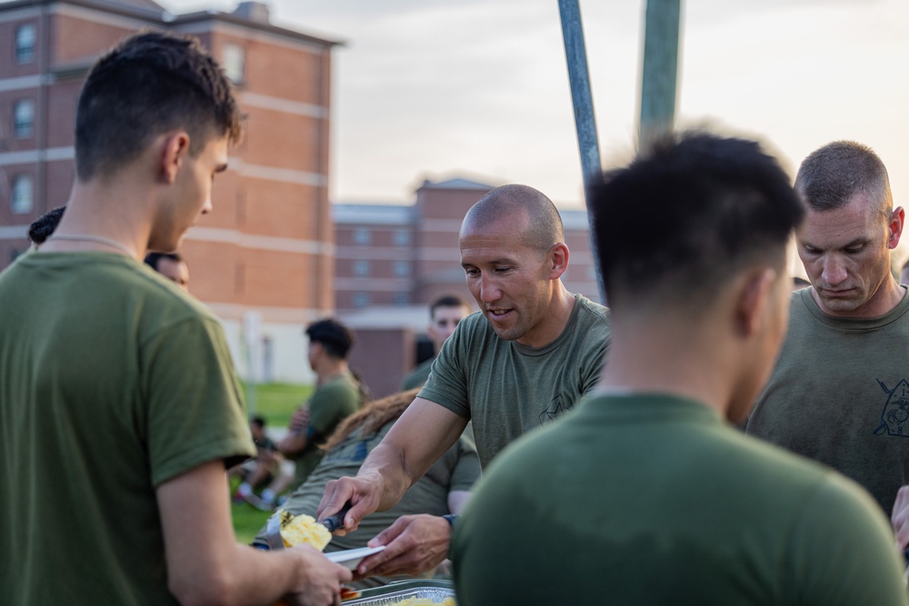 6th Marine Regiment anniversary workout