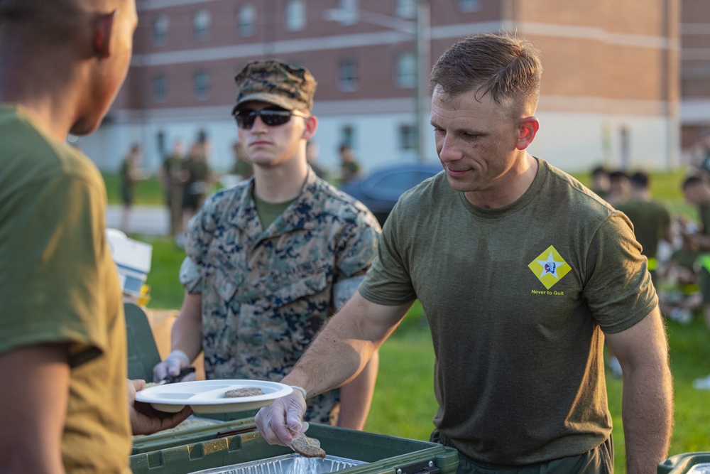 6th Marine Regiment anniversary workout