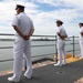 Bataan Sailors heave in mooring lines