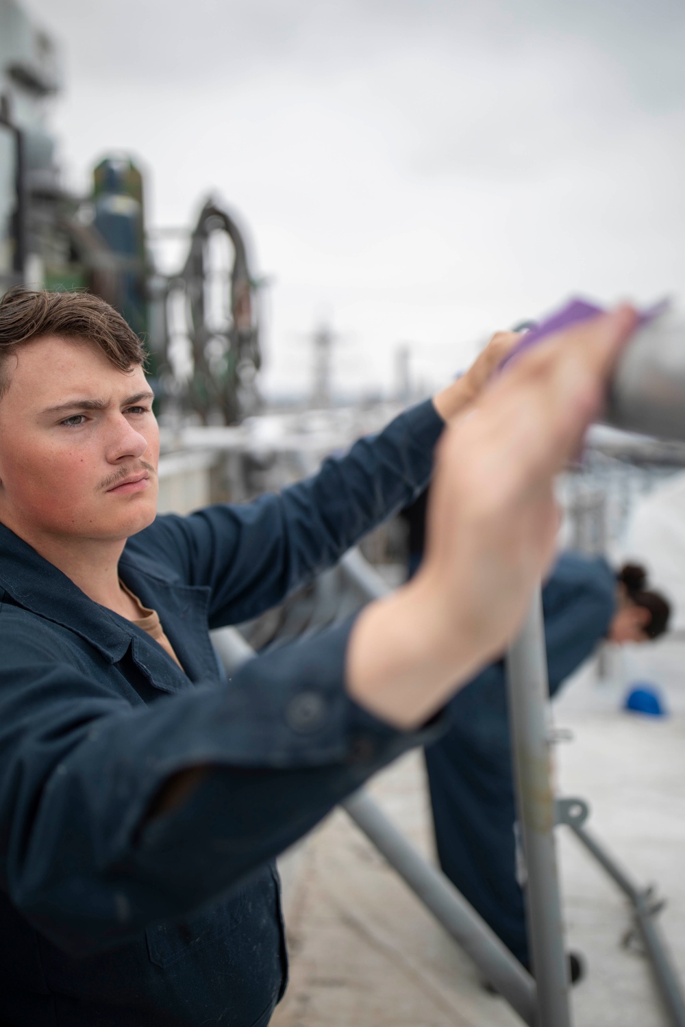 USS Tripoli Maintenance