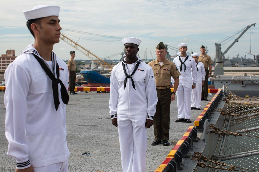 Man the Rails: BAT ARG/26th MEU(SOC) Departs Norfolk For Deployment