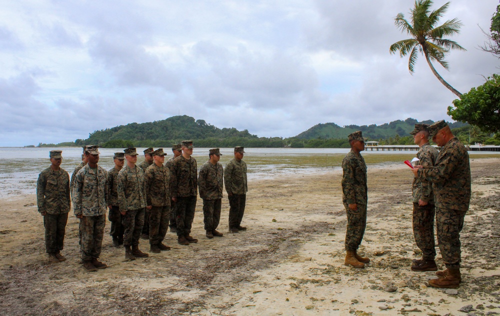 Kosraean Marine returns home during Koa Moana 23