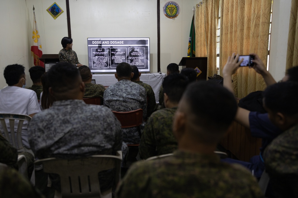 Filipino American U.S. Marine Works alongside Filipino Soldiers during her first time back to Philippines