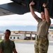 Airmen partnered with U.S. Marine Corps to load a C-17 Globemaster