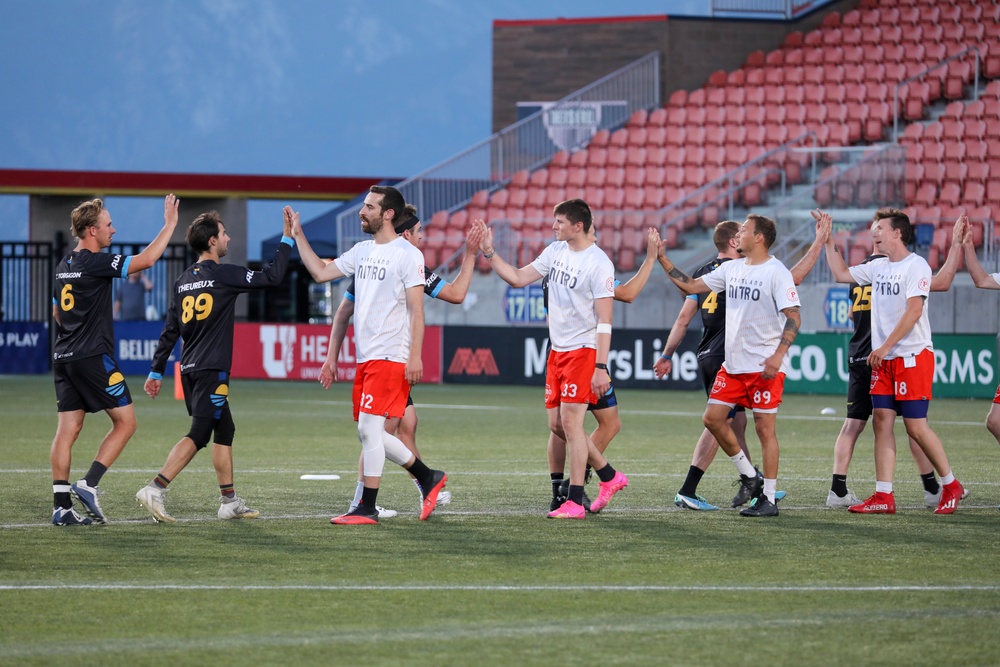 Military Night at Salt Lake Shred vs. Portland Nitro Ultimate Disc Game