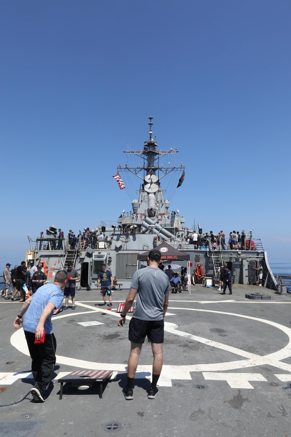Sailors Celebrate Fourth Of July
