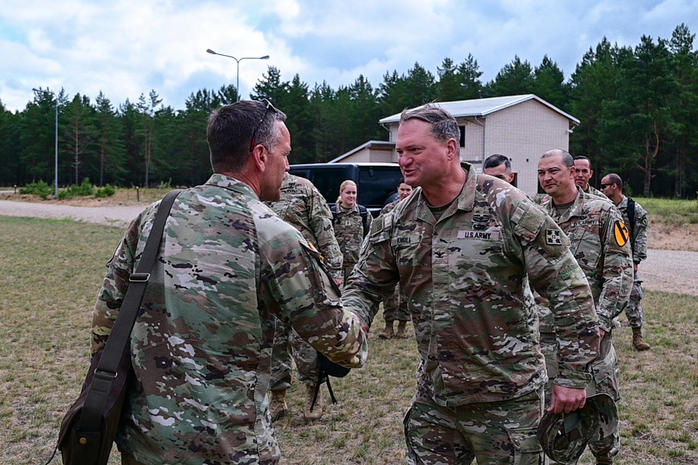 USAREUR-AF Deputy Commanding General Arrives in Lithuania