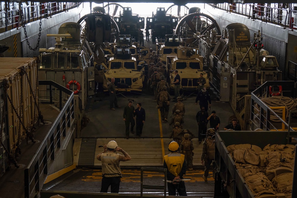 LCAC Operations with the 31st MEU aboard USS New Orleans July 2, 2023