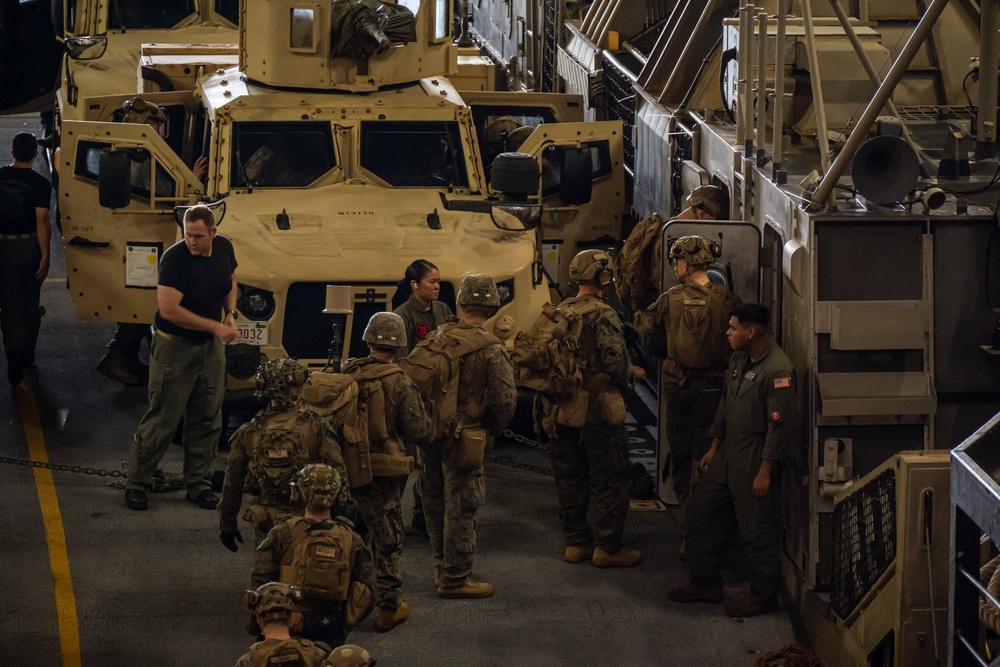 LCAC Operations with the 31st MEU aboard USS New Orleans July 2, 2023