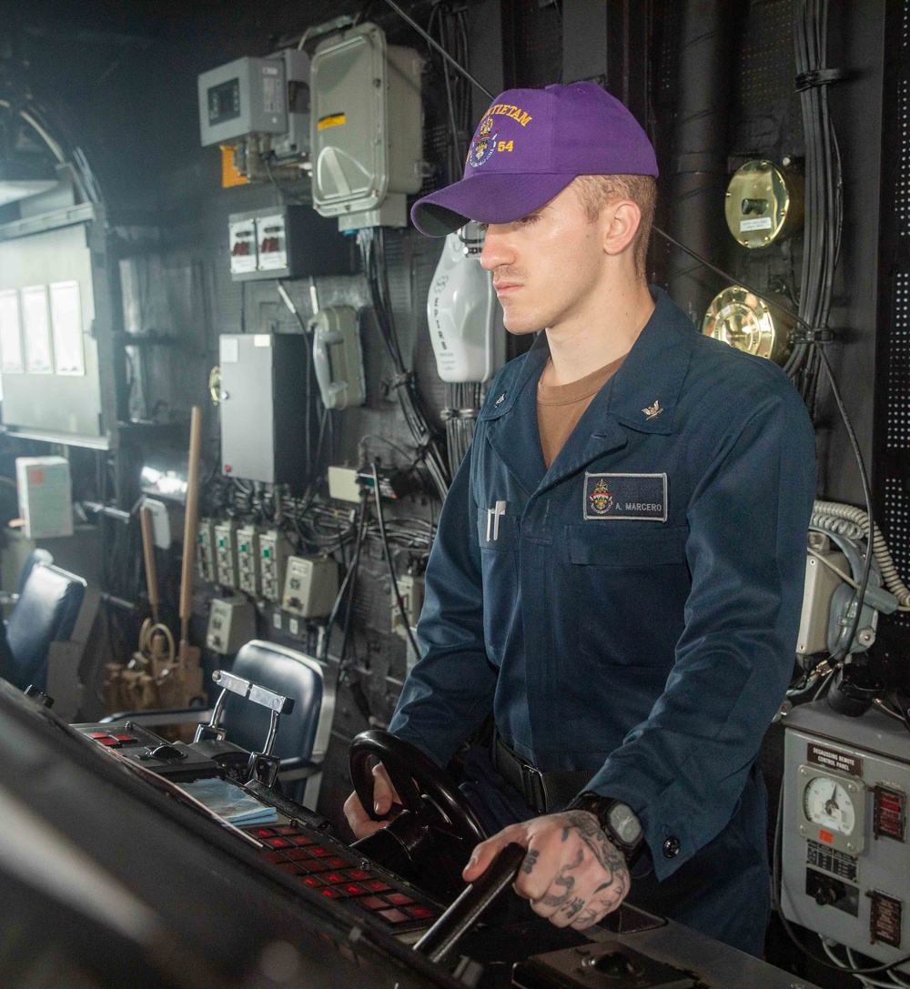 PS3 Marcero Operates Ship's Helm