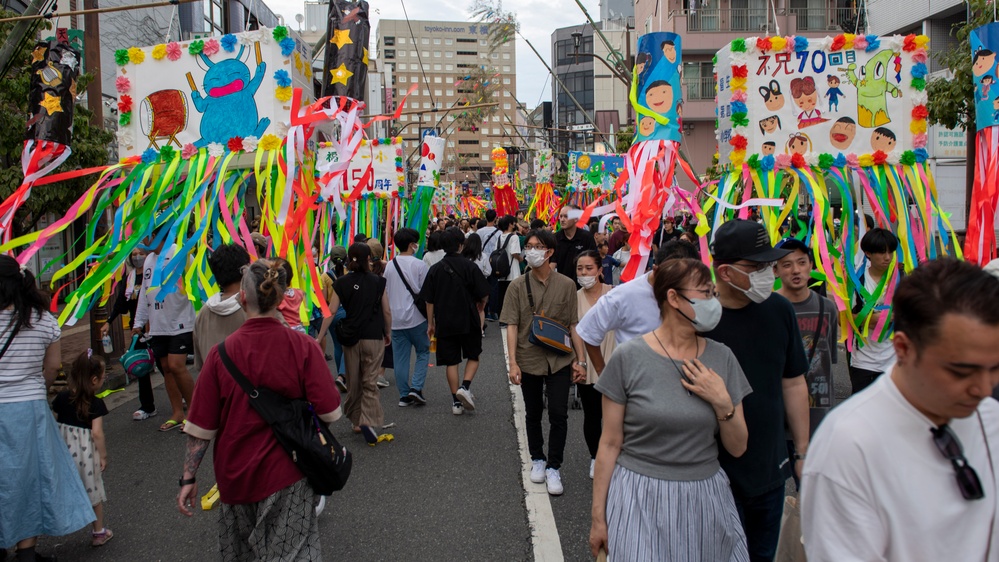 PACAF Band plays Fussa Tanabata Festival 2023