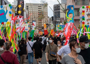 PACAF Band plays Fussa Tanabata Festival 2023